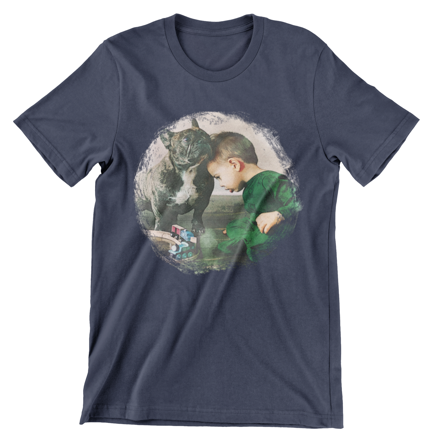 T-shirt met dierenportret op maat - Artistiek geschilderd design