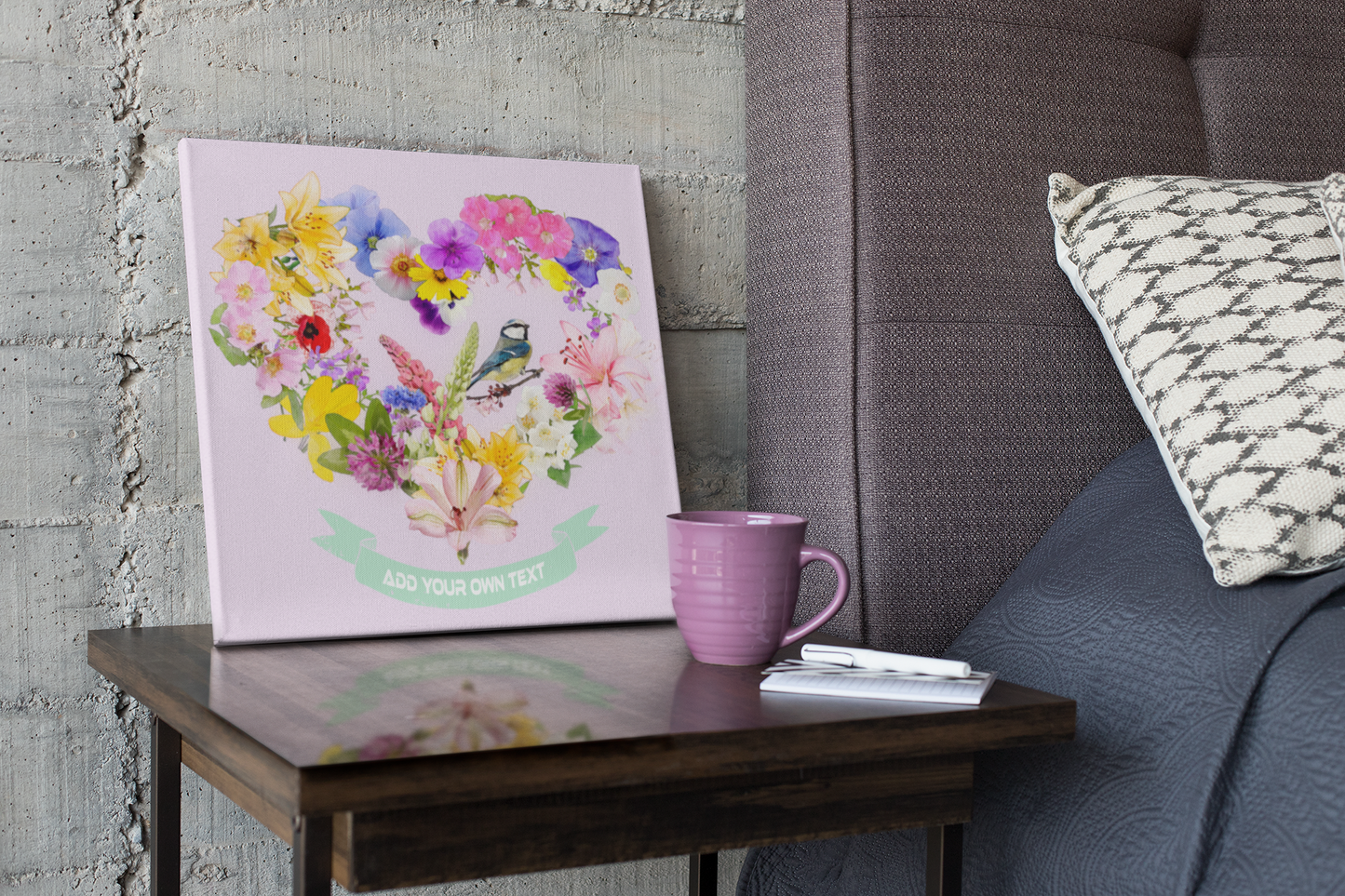 Gepersonaliseerd kunstwerk op basis van uw foto op canvas - Uniek geschenk - Aangepaste afdruk - Aquarelstijl