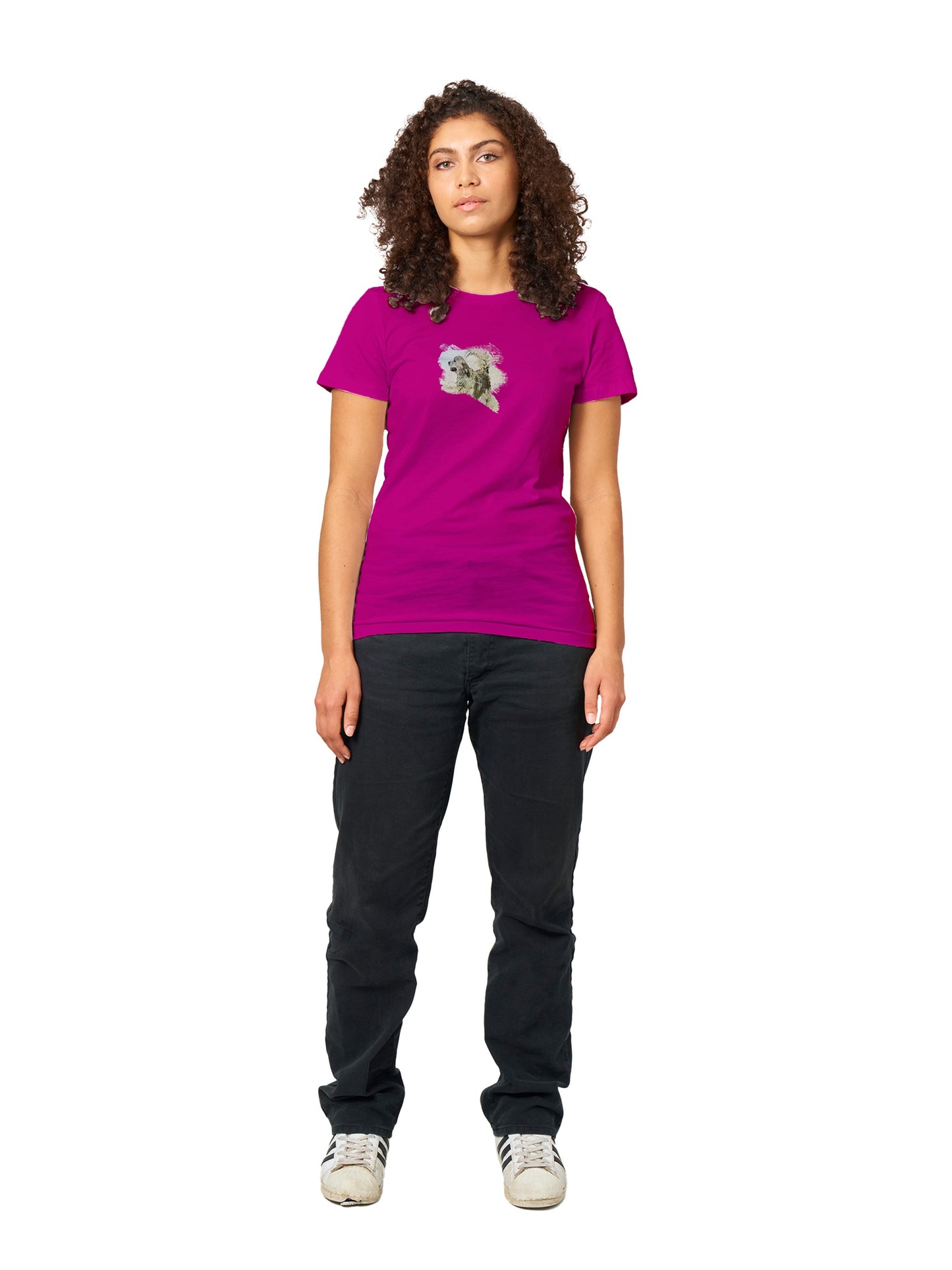 T-shirt met dierenportret op maat - Artistiek geschilderd design
