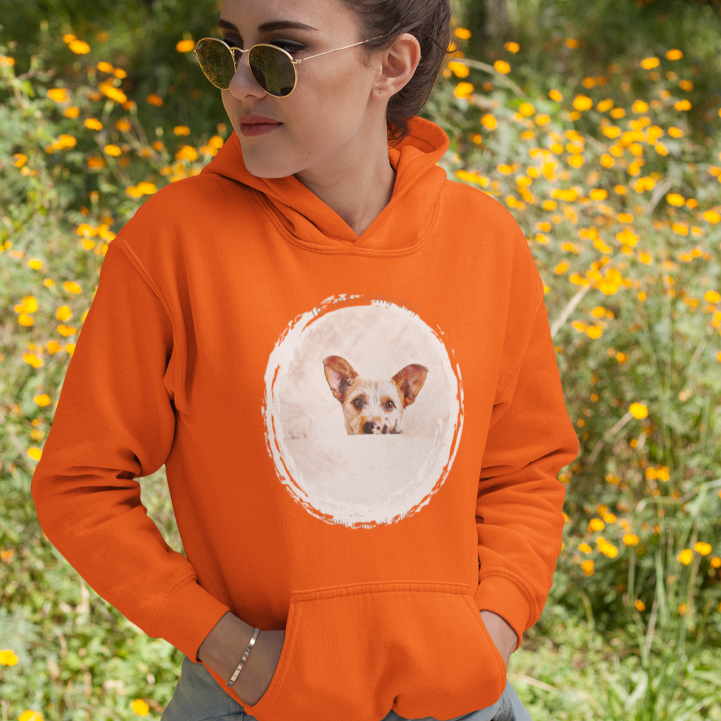 Scrape Art-stijl Huisdierenhoodie - Uniek Ontwerp Custom Huisdierenhoodie