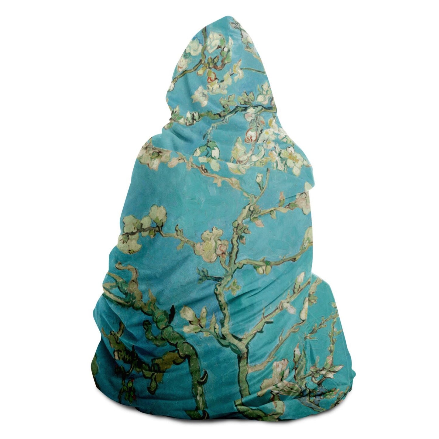 Hooded Blanket Almond Blossoms