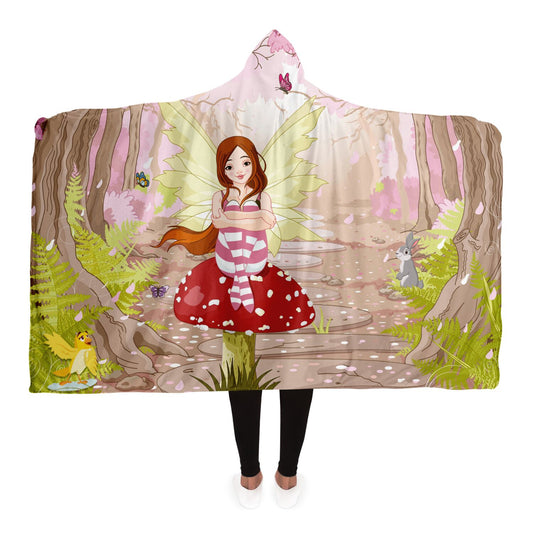 Hooded Blanket - Fairy on Mushroom copy