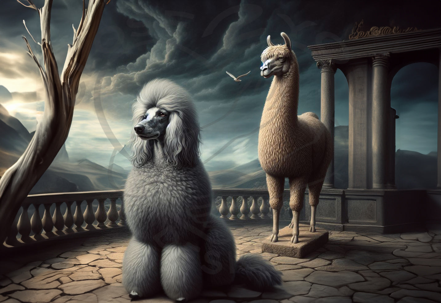 2025 Poodle Art Calendar - 12 Unique Artistic Styles