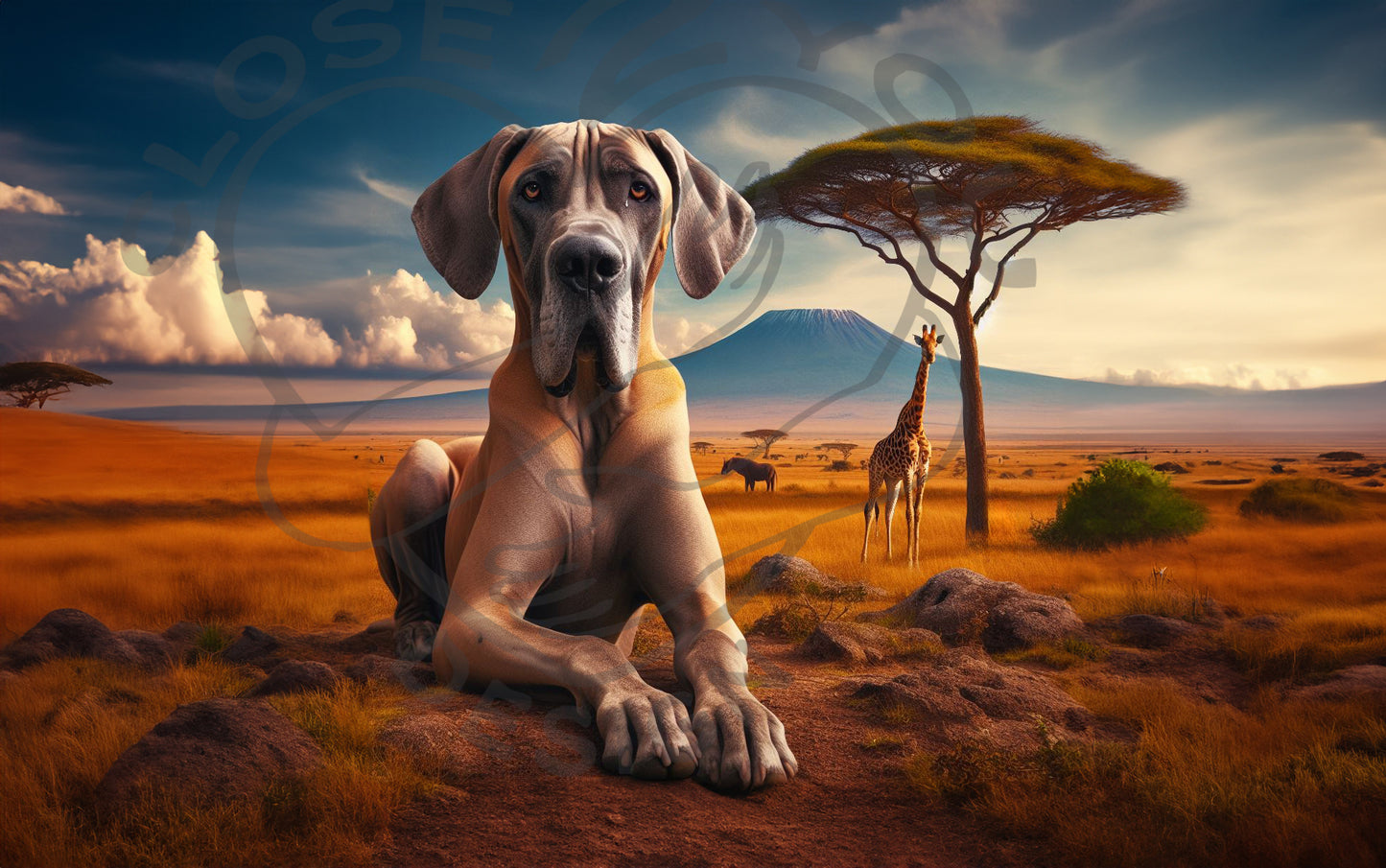 2025 Great Dane Art Calendar - 12 Unique Artistic Styles -  Ledger vertical (11" x 16.5")