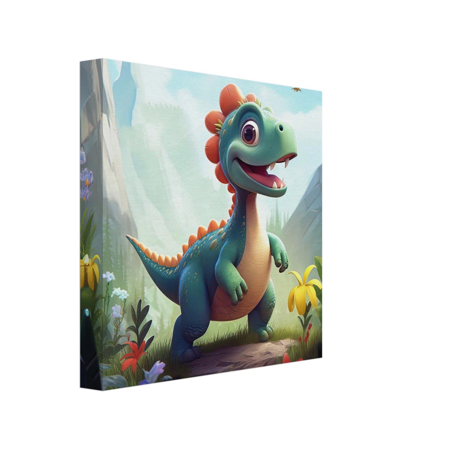 Transform Your Child's Bedroom with Baby Dinosaur Canvas Prints