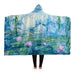 Hooded blanket water lilies from Monet