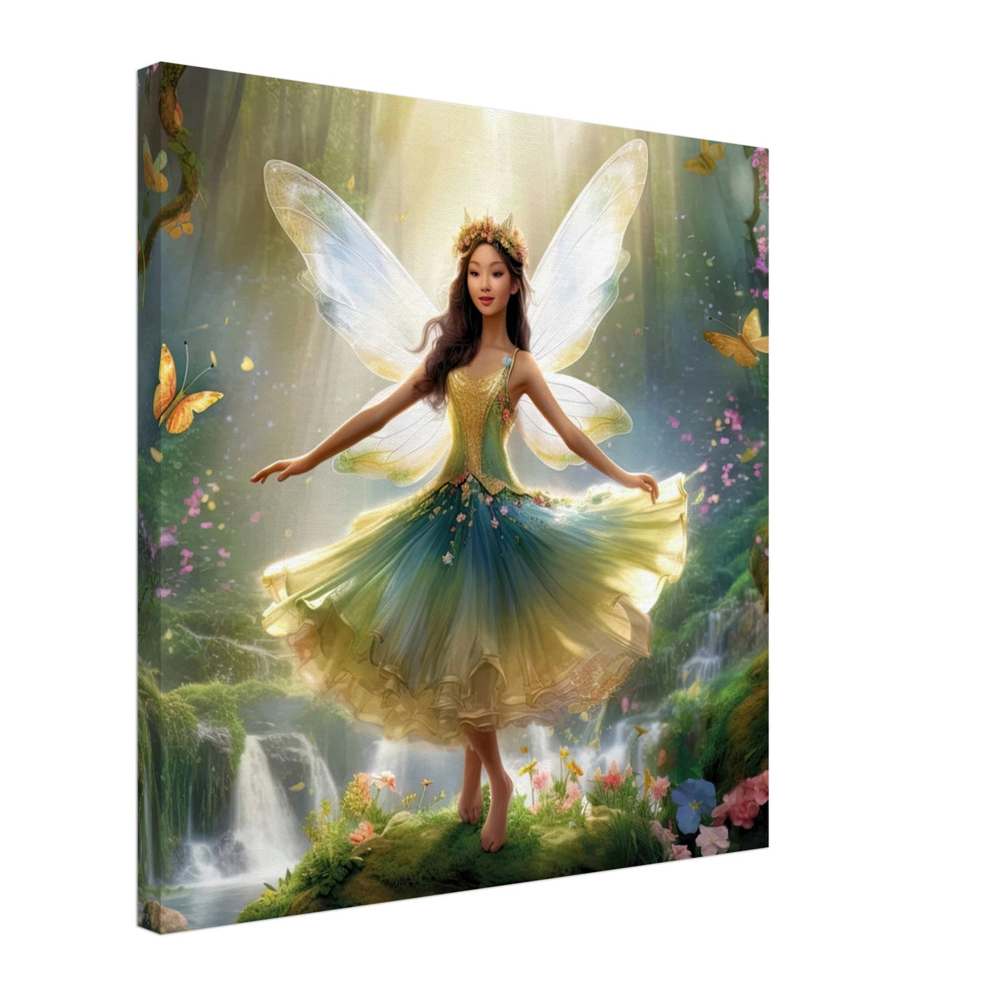 Adorable Fairy Themed Wall Prints - Perfect for Girls; Bedroom Decor - Vibrant, Magical Artwork