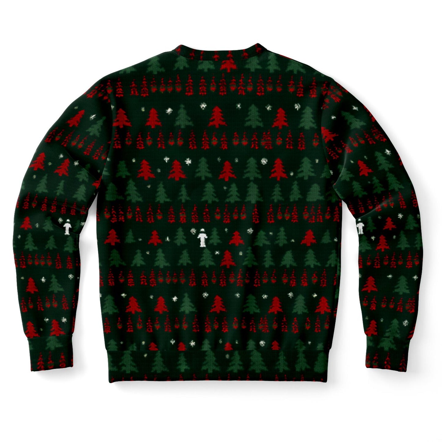 Hilarious Ugly Christmas Sweater - Funny Sheep Knit-Look Holiday Jumpershion Sweatshirt