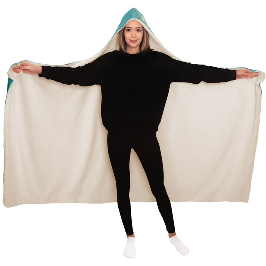 Hooded Blanket Almond Blossoms