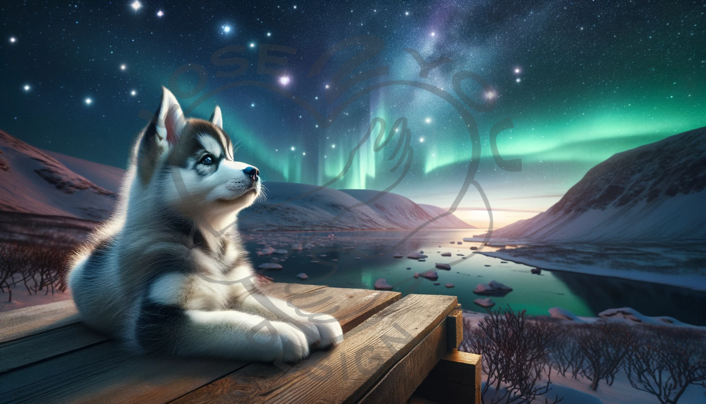 2025 Siberian Husky Art Calendar - 12 Unique Artistic Styles