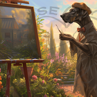 2025 Great Dane Art Calendar - 12 Unique Artistic Styles