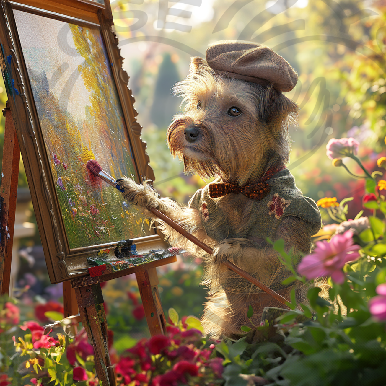 2025 Yorkshire Terrier Art Calendar - 12 Unique Artistic Styles