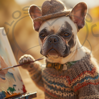 2025 French Bulldog Art Calendar - 12 Unique Artistic Styles