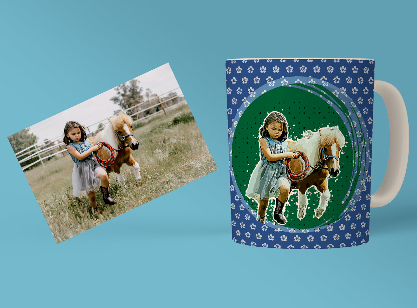 Personalized Pet Art Mug - Ideal Gift for Animal Enthusiasts, Great for Any Celebration - 11oz Ceramic Mug