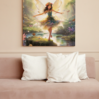 Fairy Tale Enchantment Wall Art - Magical Wonderland Fairy for Girls' Room Decor