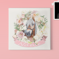 Personalized artwork based on your photo on canvas -  Unique gift - Custom print- Watercolor style