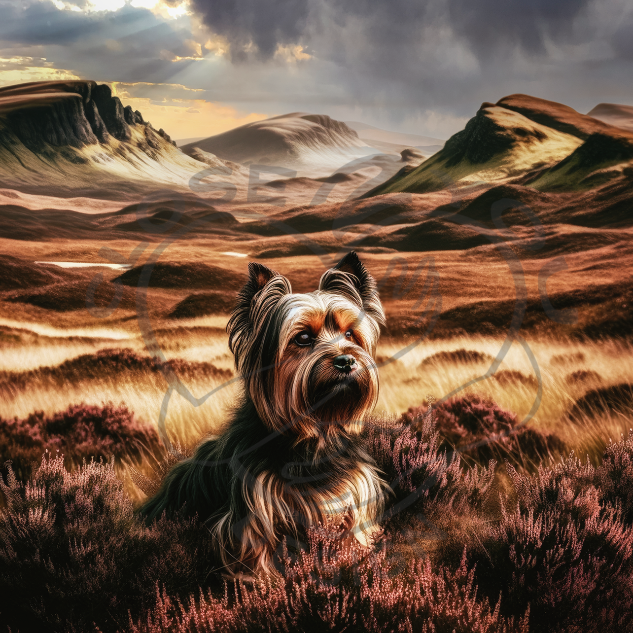 2025 Yorkshire Terrier Art Calendar - 12 Unique Artistic Styles