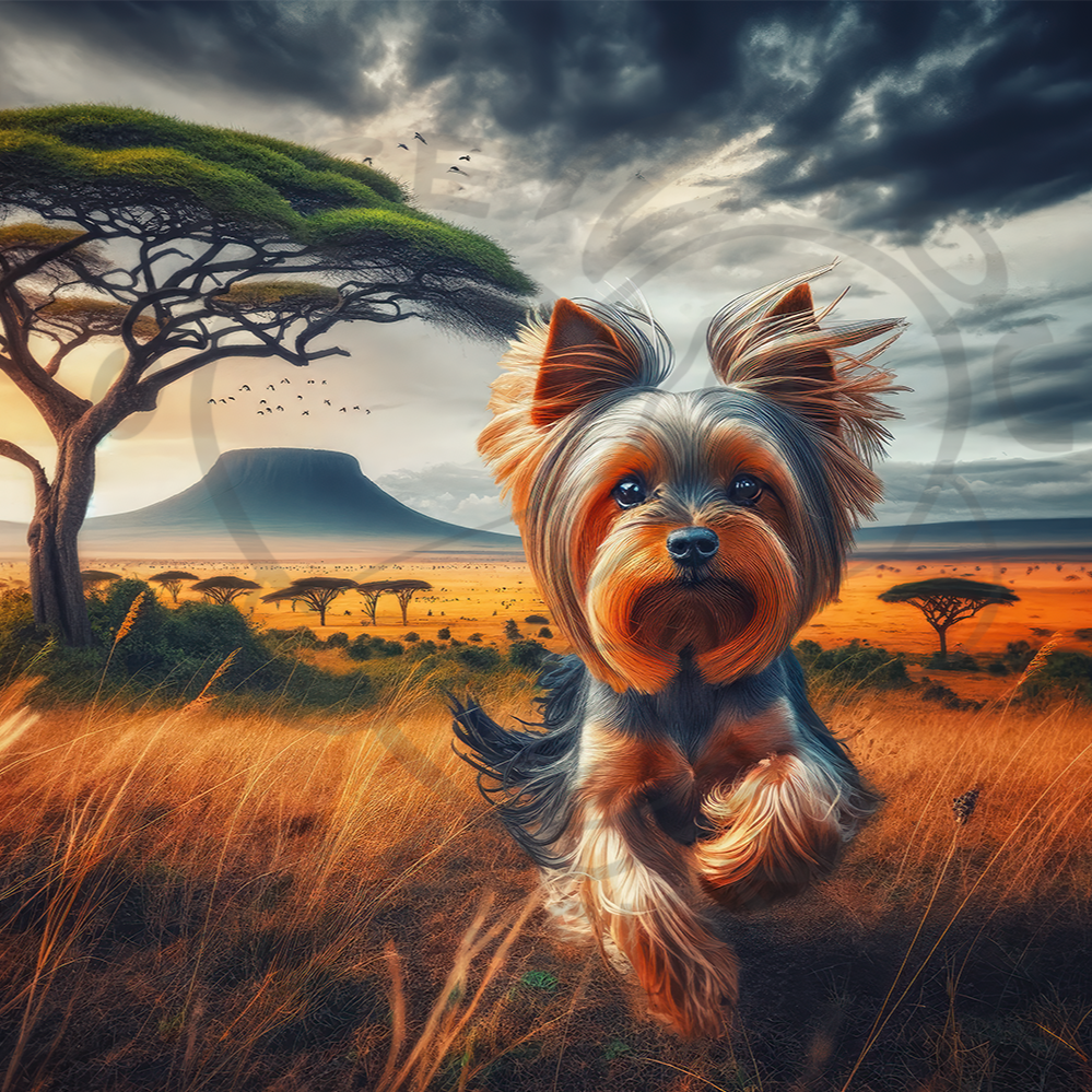 2025 Yorkshire Terrier Art Calendar - 12 Unique Artistic Styles -  Ledger vertical (11" x 16.5")