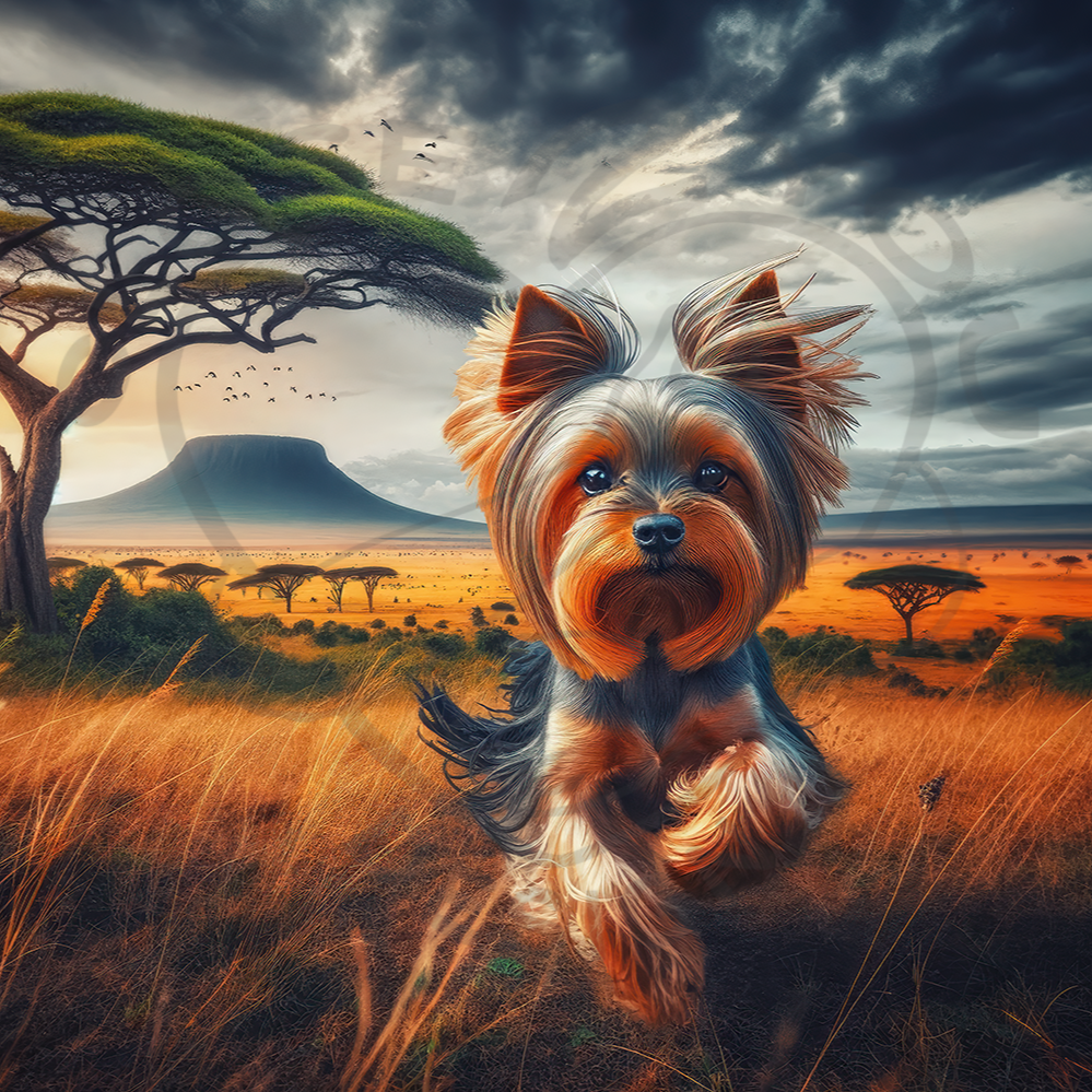 2025 Yorkshire Terrier Art Calendar - 12 Unique Artistic Styles