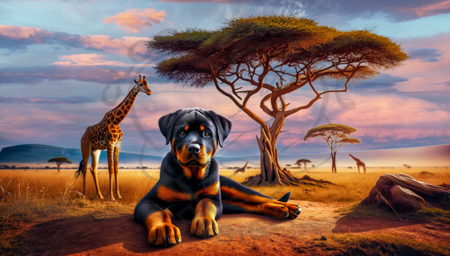 2025 Rottweiler Art Calendar - 12 Unique Artistic Styles