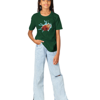 Custom Pet Portrait on a T-shirt for Kids - Retro Style - Unique Personalised Gift