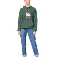 Custom Pet Portrait Hoodie - Personalized pet Photo on Sweatshirt with Pouch Pocket