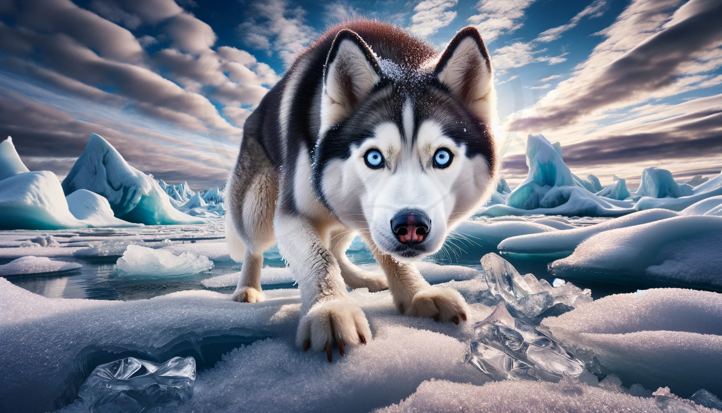 2025 Siberian Husky Art Calendar - 12 Unique Artistic Styles