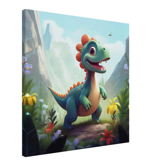 Transform Your Child's Bedroom with Baby Dinosaur Canvas Prints