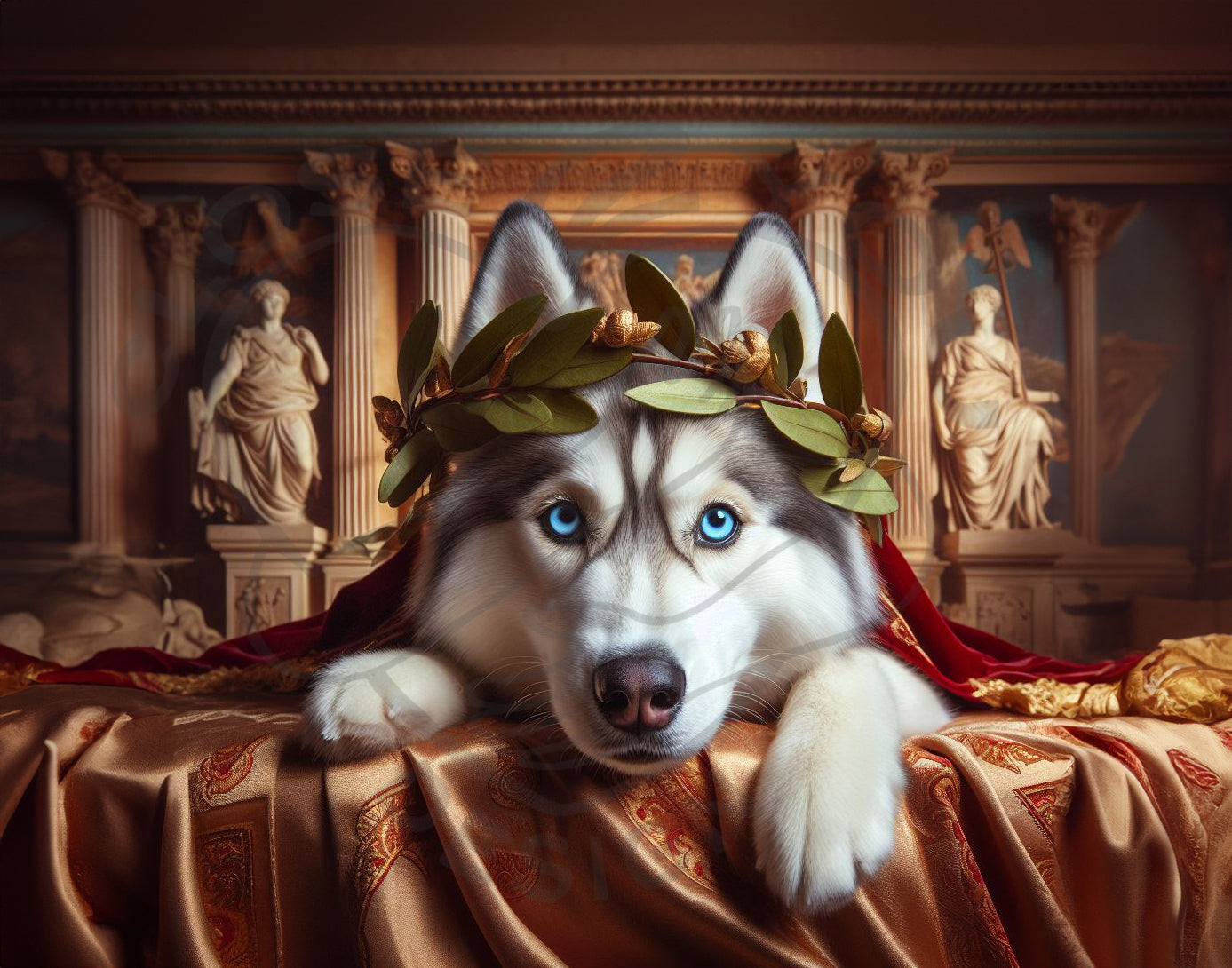 2025 Siberian Husky Art Calendar - 12 Unique Artistic Styles