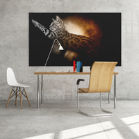 Custom Canvas Print from Your Photo - Unique Cosmic Burst Artwork - Personalized Gift Idea