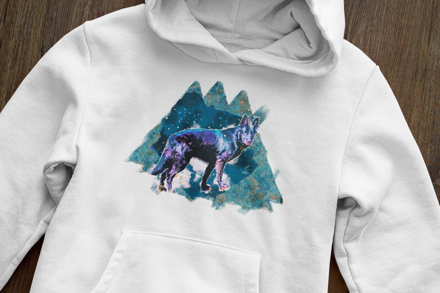 Abstract Paint Stroke Pet Hoodie - Bold & Custom Artistic Style