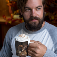 Sophisticated Boxer in a 11oz Suit Mug - Perfect for Dog Lovers