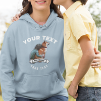 Custom Pet Portrait Hoodie - Personalized pet Photo on Sweatshirt with Pouch Pocket