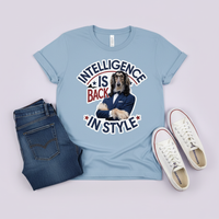 Intelligence Is Back In Style | Afghan Hound Statement Tee
