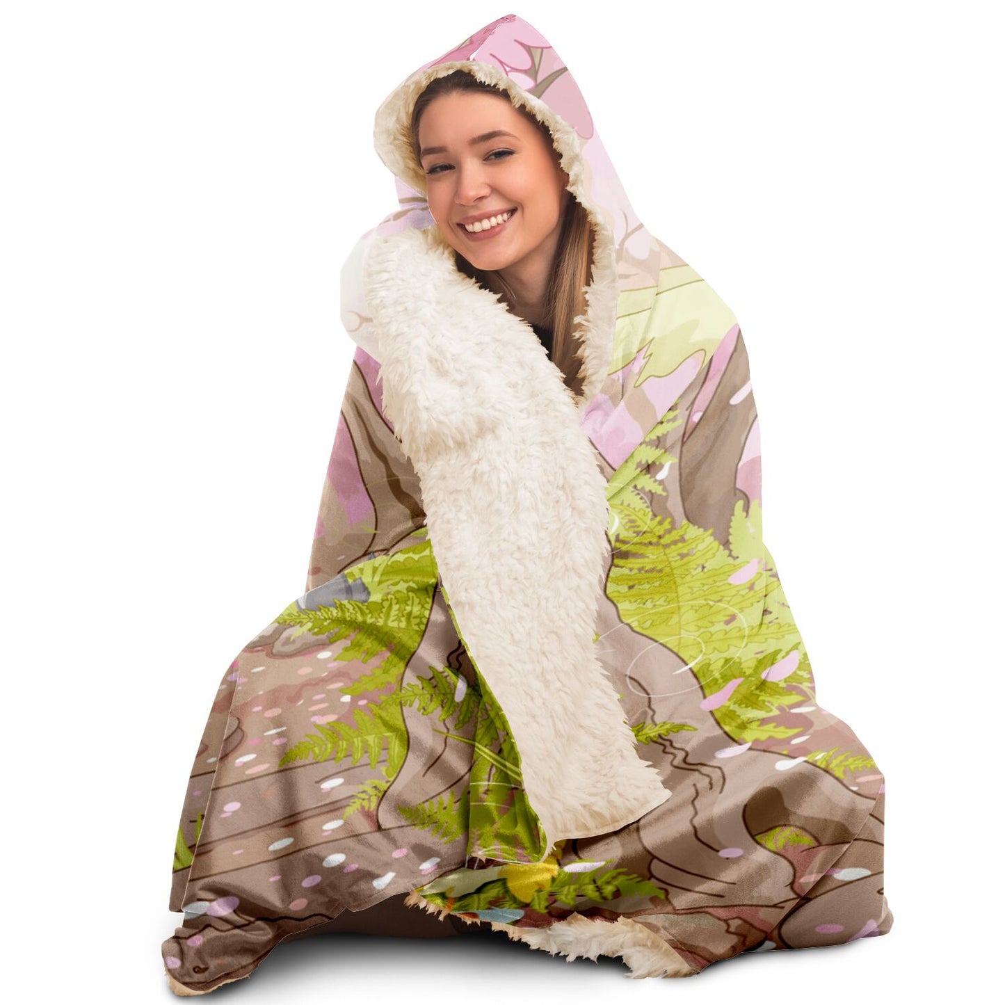 Hooded Blanket - Fairy on Mushroom copy