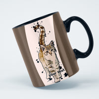 Custom Pet Portrait Mugs - Artful & Personalized Gifts for Any Occasion- 11oz Ceramic Mug