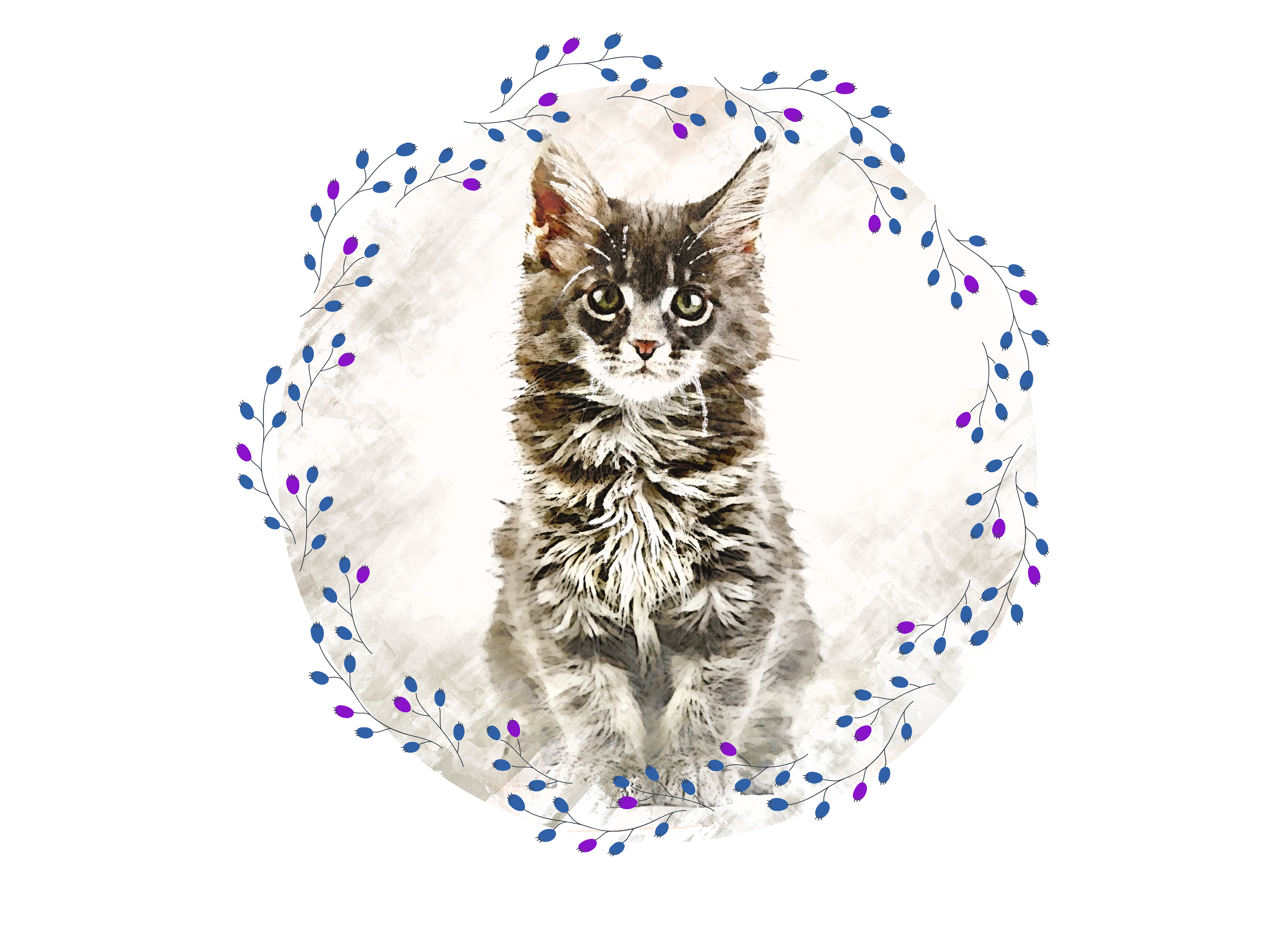 Scrape Art style Pet Hoodie - Unique Design Custom Pet Sweatshirt