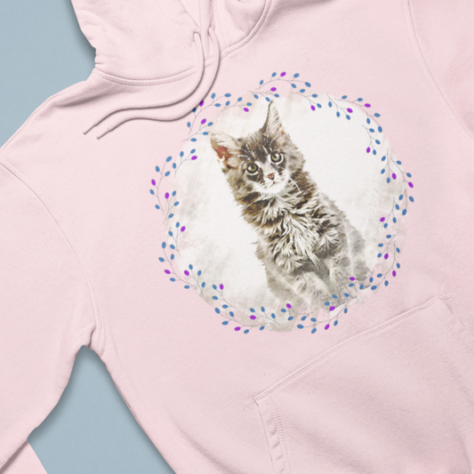 Scrape Art style Pet Hoodie - Unique Design Custom Pet Sweatshirt