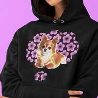 Retro Style Pet Portrait Hoodie - Vintage Vibe Custom Sweatshirt
