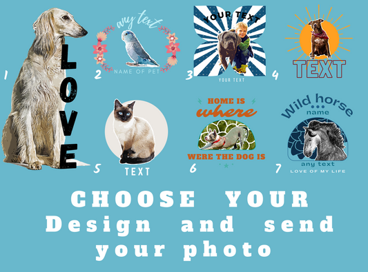 Custom Pet Portrait on a Hoodie for Kids - Cartoon- Unique Personalised Gift