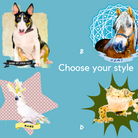 Illustrative Sketch-Style Custom Pet T-Shirt - Artistic Pet Portrait Tee for Animal Lovers