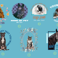 Custom Pet Portrait Hoodie - Personalized pet Photo on Sweatshirt with Pouch Pocket
