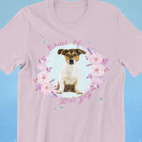 Children's T-shirt - Personalized Cartoon Pet Illustration - Custom Pet Portrait Tee