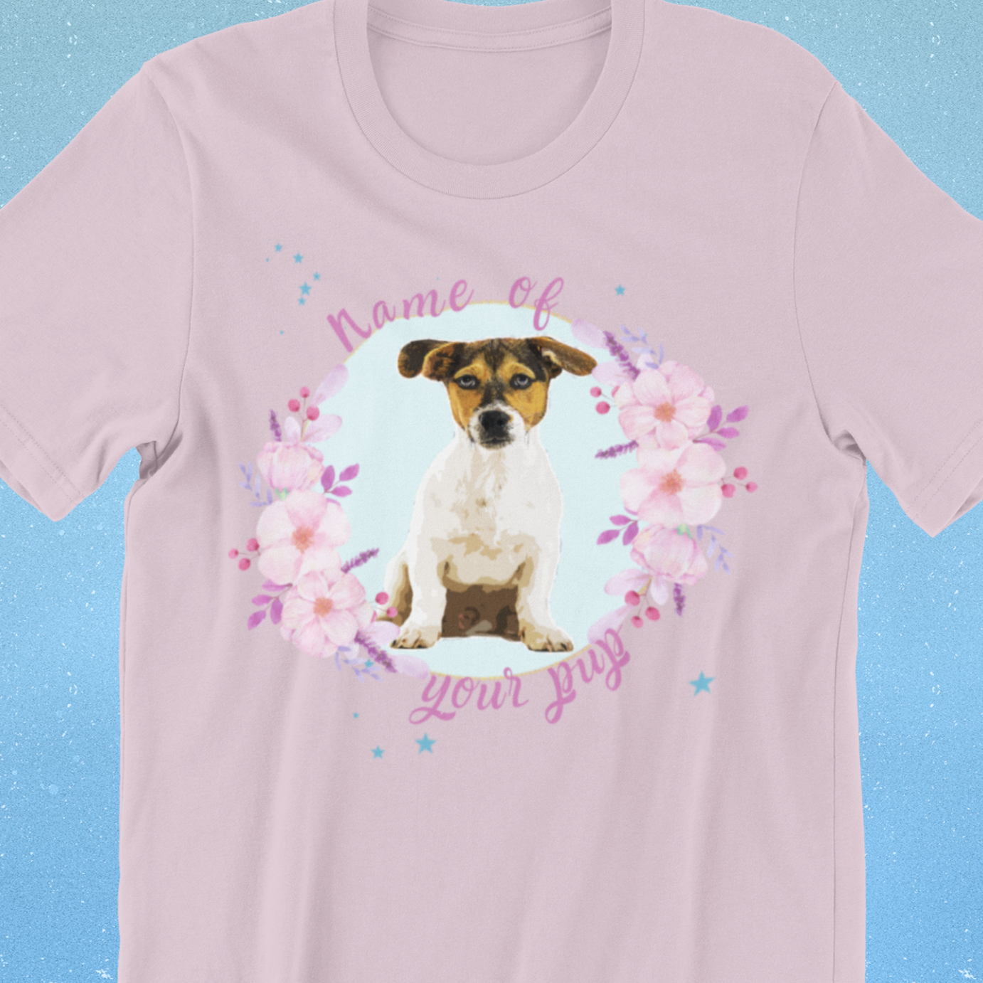 Children's T-shirt - Personalized Cartoon Pet Illustration - Custom Pet Portrait Tee