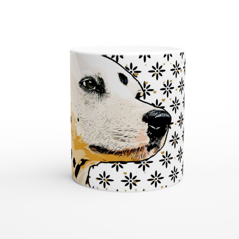 Custom Pet Portrait Mugs - Artful & Personalized Gifts for Any Occasion- 11oz Ceramic Mug