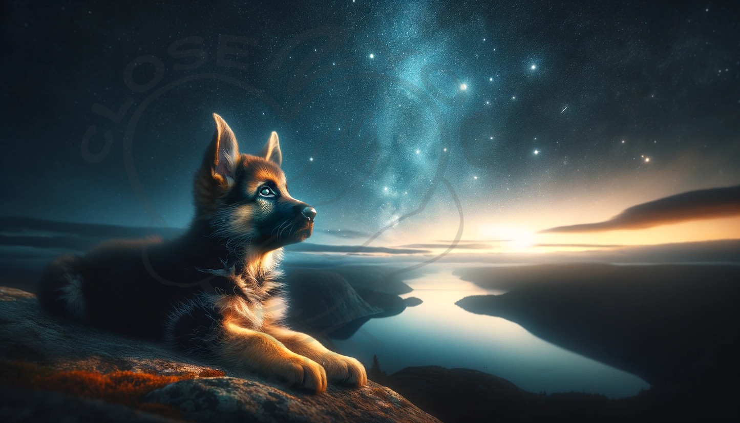 2025 German Sheperd Calendar - 12 Unique Artistic Styles