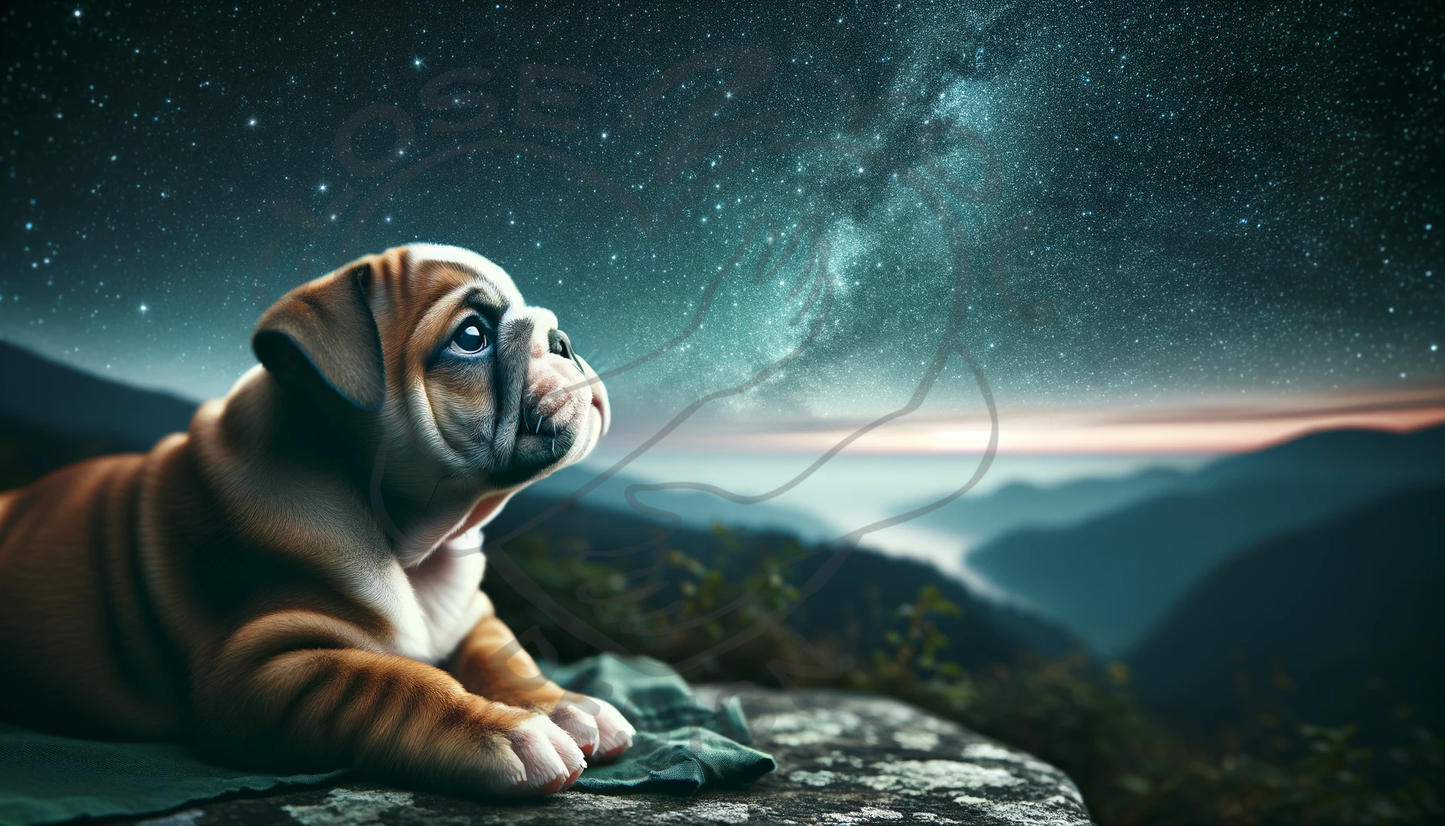 2025 English Bulldog Art Calendar - 12 Unique Artistic Styles