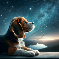 Starry Night Beagle Coffee Mug - 11oz | Perfect Gift for Dog Lovers