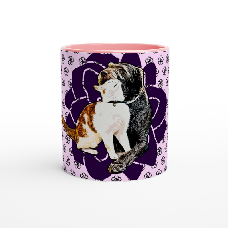 Custom Pet Portrait Mugs - Artful & Personalized Gifts for Any Occasion- 11oz Ceramic Mug