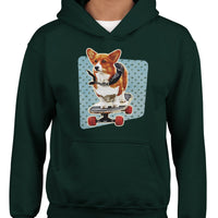 Custom Pet Portrait on a Hoodie for Kids - Retro Style - Unique Personalised Gift